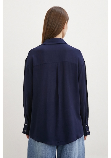 Viskon Basic Gömlek Lacivert Lacivert