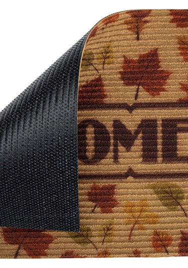 Koza Home Coco Welcome Sonbahar Paspas Dış Kapı Paspası Kıl Kapı Önü Paspas Naturel