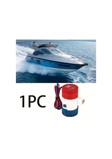 Boatshop1 1 Bilgisayar Yüksek Performanslı 1100gph 12v Dc Dalgıç Sintine Pompası Abs Malzeme Tekne Yat Karavan İçin