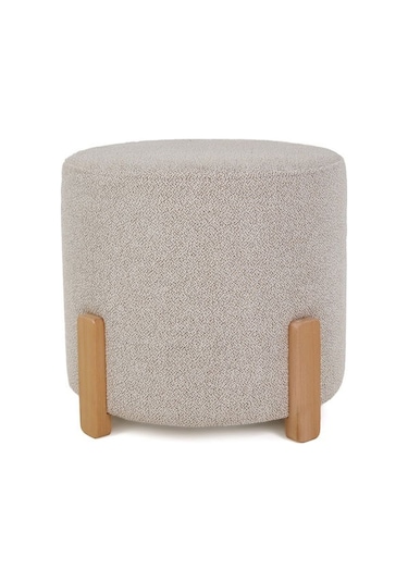 Just Home Puffy Puf - Gri - 44x50x50 Cm Gri