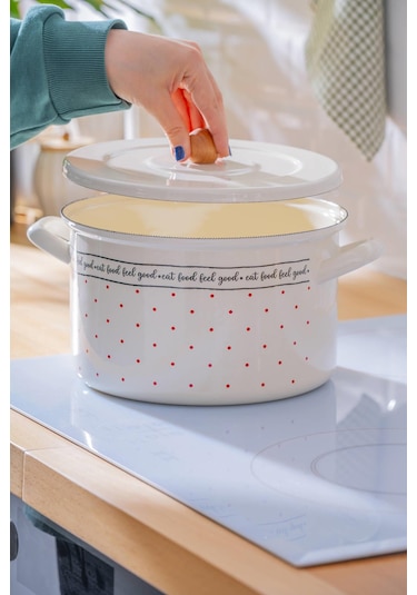 Feel Good Emaye Derin Tencere - 22 Cm