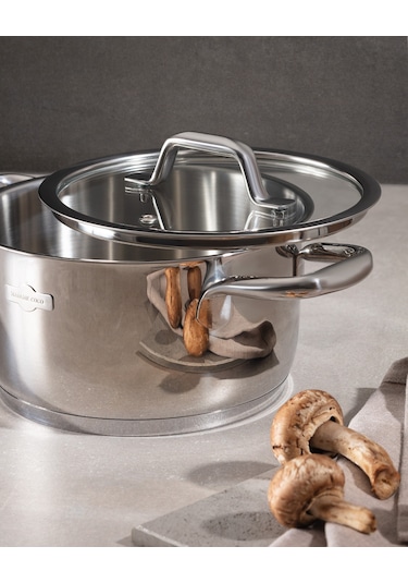 Madame Coco Nova Derin Tencere - Çelik - 18 Cm Çok Renkli