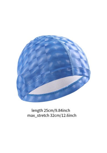 Suntek Yüzme Boneleri Saçları Kuru Tutar Havuz Şapkası Mavi