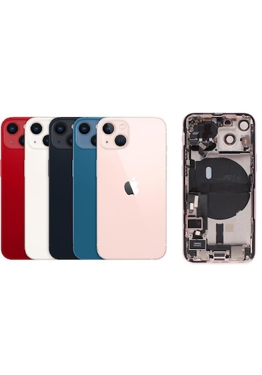 Apple Uyumlu  iPhone 13 Full Dolu Kasa Kırmızı Diğer