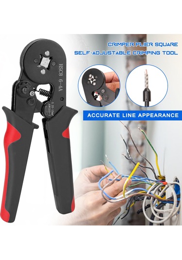 Yifomall "yüksek Kaliteli Kablo Pense Takımı - 1200 Adet Kablo Ucu Ve Saklama Kutusu İle Profesyonel Sıkma Aleti"