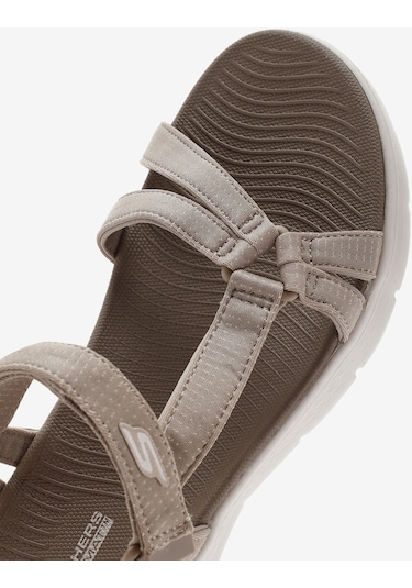 Skechers Go Walk Flex Sandal - Sublime Kadın Bej Sandalet 141451 Tpe Bej