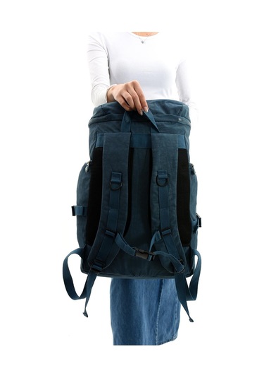 Büyük Boy Ultra Hafif Çok Bölmeli Dağcı Çantası Mavi Model: 571-7d - Mavi