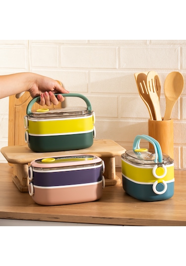 Porsima 66729-1 Stainless Steel Vakumlu Lunch Box Sefer Tası 1300m