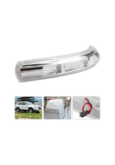 Xiyyadms Chevrolet Captiva 07-16 Sağ Yan Görünüm Aynası Sinyal Lambası - Yüksek Kaliteli Abs Malzeme, Kolay Kurulum,  Uyumlu