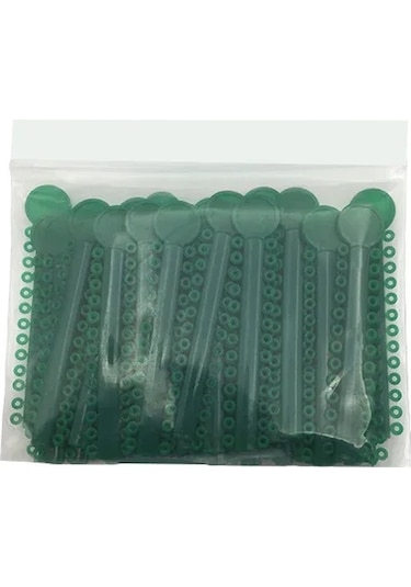 40 Adet/torba Diş Elastik Ligatür Bağları Ortodonti Lastik Bantlar Parantez Parantez İçin 40 Renk İsteğe Bağlı Turuncu