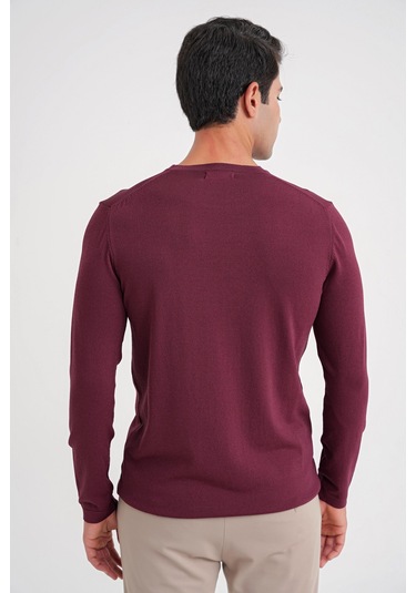 Efor Tr 888 Triko Slim Bordo Bordo