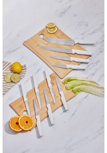 Dr.Inox Bundle 10 Parça Bıçak Seti Krem