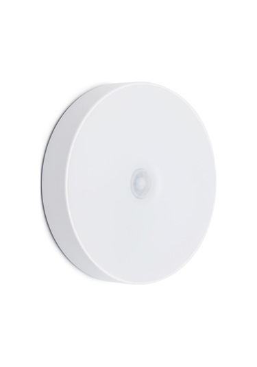 Youtek Pır Hareket Sensörlü Usb Şarjlı 700mah Led Gece Lambası, Yumuşak Işık, Bebek Odası, Otomatik Aç-kapat, Beyaz Beyaz