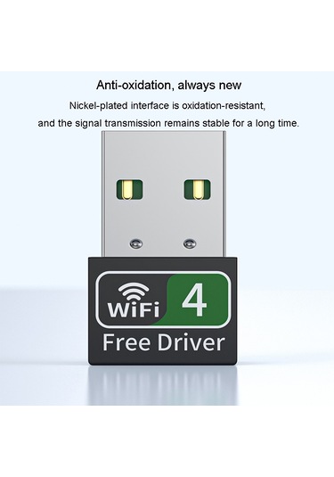 Sones Jınghua 150m Çift Bantlı Kablosuz Ağ Kartı Bilgisayar Harici 2.4g/5g Usb Wifi Alıcı Verici