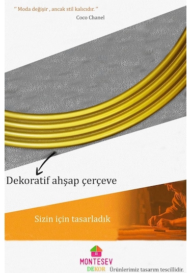 Zümrüt Gold Dekoratif Ayna Yuvarlak Işlemeli Duvar Aynası 43 Cm Altın