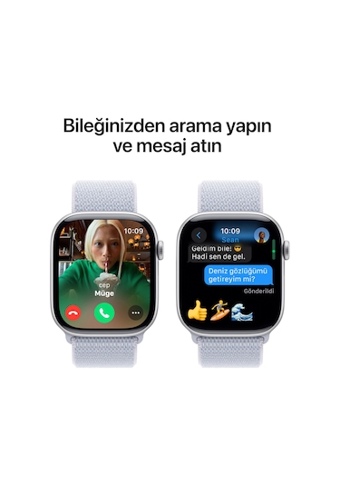 Apple Watch Series 10 GPS + Cellular 42 MM Alüminyum Kasa Spor Loop Akıllı Saat (Apple Türkiye Garantili)