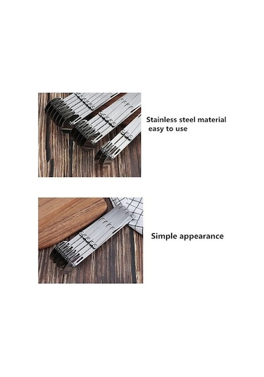 Fastbuy Paslanmaz Çelik Geri Çekilebilir Pizza Bıçağı, 5 Tekerlekli, Çok Amaçlı, Uygun Herkes İçin Pizza Hizmetleri İçin Diğer