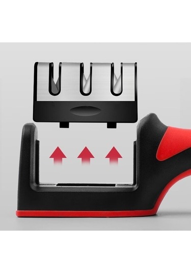 Createtech Wn Ulzyvf Mutfak İşlevli Dört Çok Bileyici, Bileme Bıçak Aşamalı Aparatı He