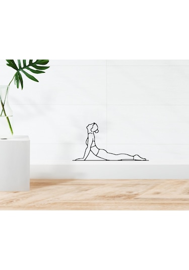 Bk Home Yoga Tasarımlı Duvar Sticker-2