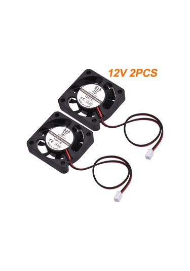 Vkemall Bıgtreetech 3d Yazıcı Soğutma Fanı 40x40x10mm 12v/24v Sessiz Mini Fan - 2 Adet