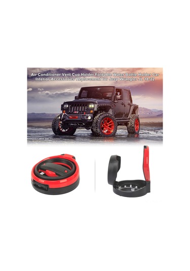 Gajeena Araç İçi Klima Üfleme Yeri Bardak Tutucu - Jeep Wrangler Jl 18-22 Uyumlu
