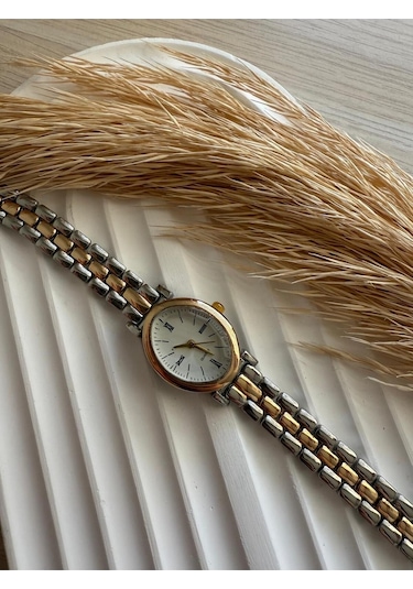 Rub045 25 Mm Rubsey Retro Minimal Hasır Kordon Vintage Kadın Kol Saati Siyah