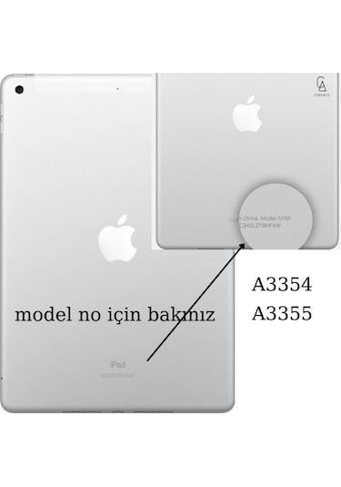 İpad Uyumlu A16 11.nesil A3354-a3355 Dönebilen Tablet Kılıfı + Ekran Koruyucu + Tablet Kalemi Kapaklı Kılıf