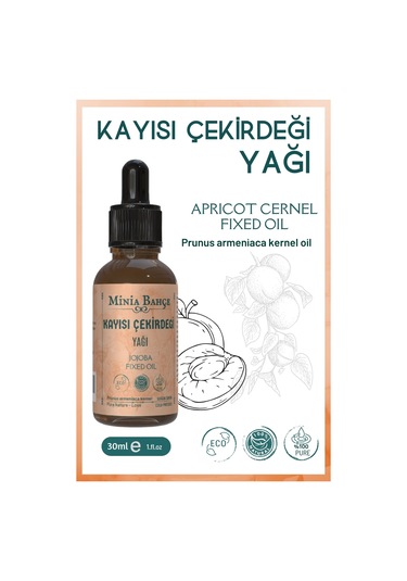 Kayısı Çekirdeği Yağı 30ml - %100 Saf Ve Doğal 30 ML