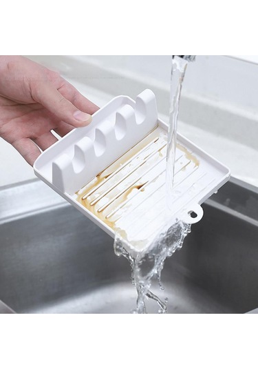 Dolıty Damlama Pedi Ile Pp Kaşık Dayanağı Isıya Beyaz Beyaz