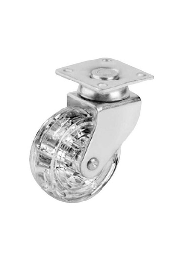 Nalburcenter Hts 325 50X20 Şeffaf Makaralı Tablalı Teker