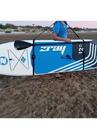 Elmpaly Siyah Ayarlanabilir Sörf Taşıma Askısı Pa Nylon Çok Amaçlı Sörf Aksesuarı