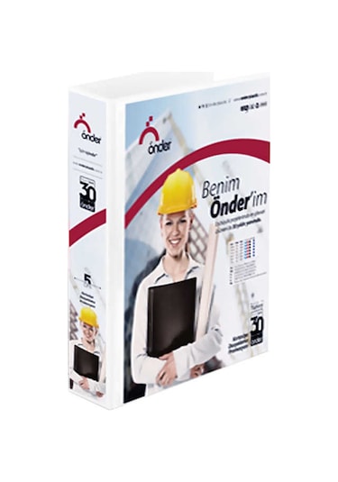 Önder A4 Firma Klasörü (3 Cm - 4 Halkalı ) 2013 Beyaz