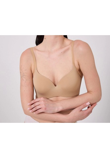 Freshness Msf02 Geniş Sırt Kuşaklı Lazer Kesim Sütyen Ten