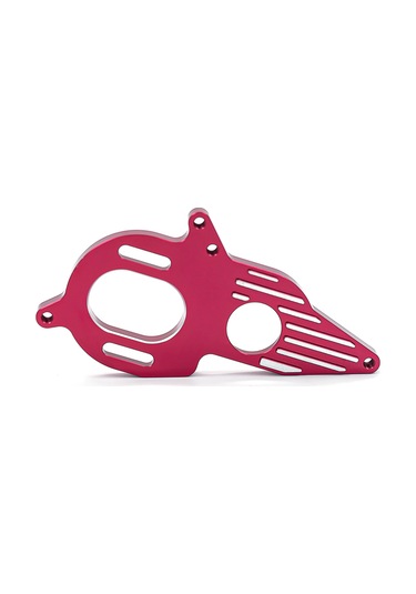 Youmex Arrma 1/10 4x4 Granite Mega İçin Alüminyum Motor Soğutucu Tabanı Kırmızı Bjm106