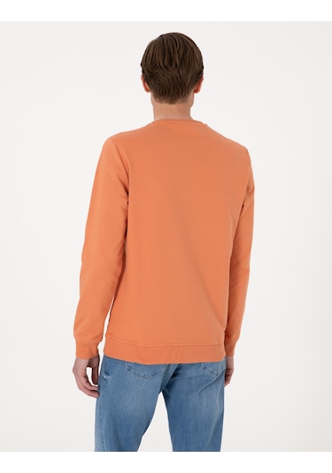 Pierre Cardin Erkek Somon Sweatshirt 50314054-vr047 Somon