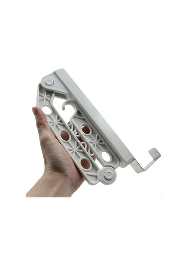 Ganzhoushop 2 Adet Kapı Askısı Katlanabilir Çamaşır Kurutma Askısı - Kapı Elbise Askısı, Modern Ve Yerden Tasarruf Sağlayan Katlama Fonksiyonu, Yük Kapasitesi 5 Kg, Balkon Gardırop İçin Çok Renkli