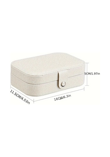 Willowhaven 1 Adet Kişiselleştirilmiş Takı Kutusu, Siyah Dikdörtgen Büyük Kapasiteli Yüzük Kutusu, July