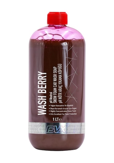 Divortex Dvx Wash Berry Ph Nötr Oto Yıkama Şampuanı 1 L