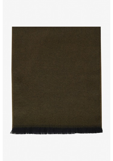 AC&Co / Altınyıldız Classics  Erkek Hakı Desensiz Sıcak Tutan Triko Atkı Hakı