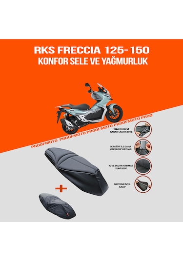 Rks Freccia 125 & Freccia 150 Konfor Sele Ve Yağmurluk Kılıf