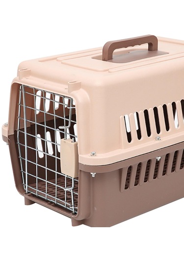 Homyl Sert Taraflı Seyahat Taşıyıcı Kahverengi-beden-s