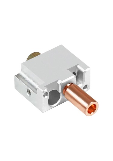 V400 3d Yazıcı Hotend Nozul Ekstruder Parçaları Baskı Kafası Pirinç Isı Bloğu Boğazı Bakır Kaplama