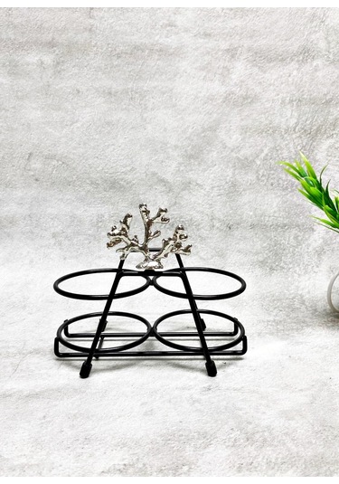 Gümüş Mercan Kısa Stant 2 Adet Şeffaf 750 Ml Etiketli Akıtıcılı Y