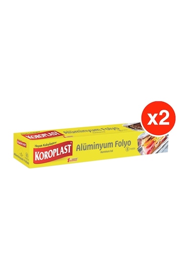 Koroplast Alüminyum Folyo 8 M x 2 Paket 30 CM