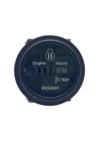 Ölçüsan 8v-32v Motor Çalışma Saati 52 Mm