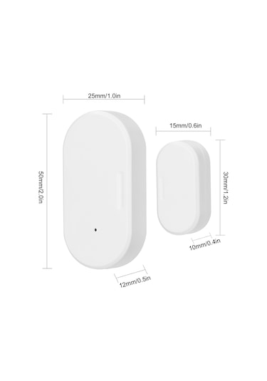 Suofeng Akıllı Ev Güvenlik Sensörü: Zigbee 3.0 Uyumlu Kapı Ve Pencere Alarmı, App Bildirimli, Kolay Kurulum
