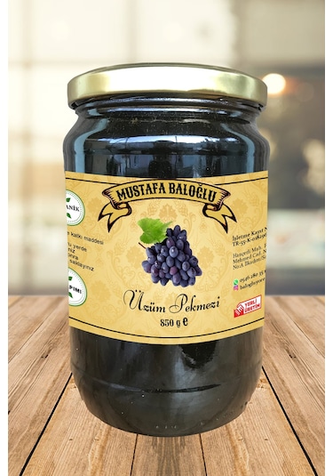 Mustafa Baloğlu Organik Üzüm Pekmezi 850 G