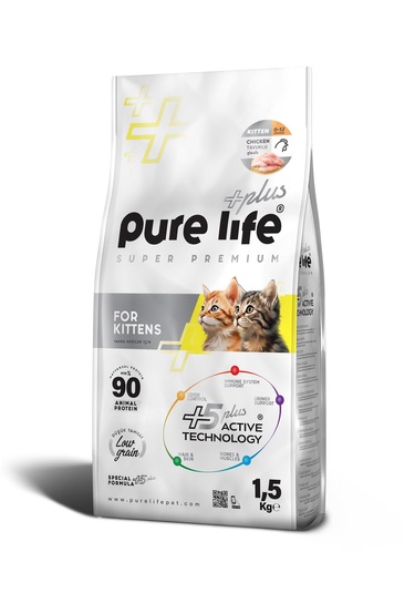 Pure Life Plus Tavuklu Yavru Kedi Maması 1500 G