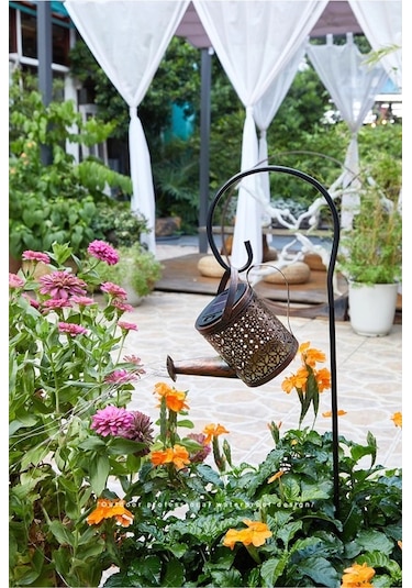 Novahub Su Geçirmez Güneş Enerjili Bahçe Dekor Avize & Çim Lambası Antik Bakır Antik Bakır