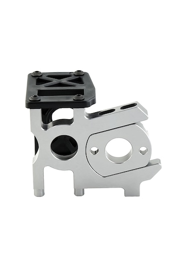 Youtek Kyosho Mp10 Hsp Hobao Fs İçin Metal-plastik Motor Tutucu, 1/8 Rc Araba Offroad Kamyon Nitro Değişken Vitesli Brushless Motor Montaj Seti